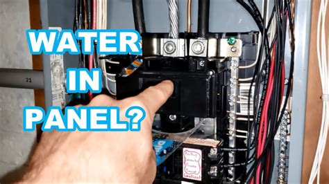 comed electric box leaking water|electrical breaker box getting wet.